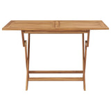 Table pliable de jardin 120x70x75 cm Bois de teck solide