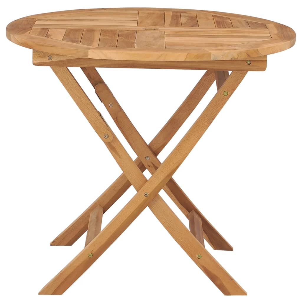 Table pliable de jardin 85x76 cm Bois de teck solide