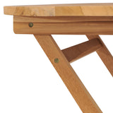 Table pliable de jardin 85x76 cm Bois de teck solide