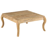 Couchtisch 80x80x40 cm Massives Mangoholz