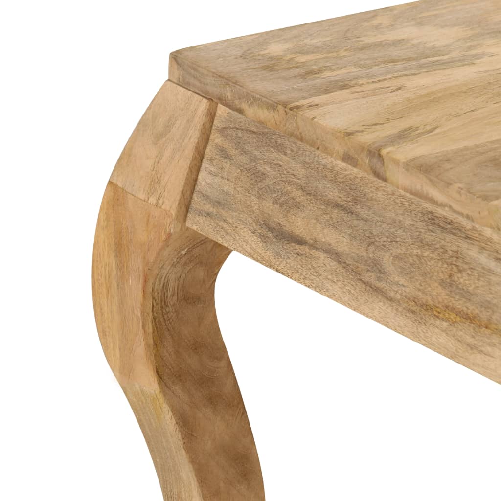 Couchtisch 80x80x40 cm Massives Mangoholz