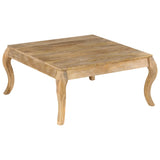 Couchtisch 80x80x40 cm Massives Mangoholz