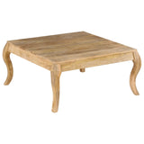 Couchtisch 80x80x40 cm Massives Mangoholz