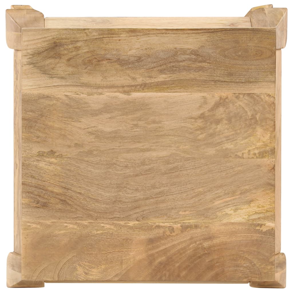 Beistelltisch 45x45x40 cm Massives Mangoholz