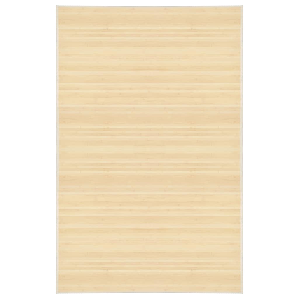 Tapis en bambou 100x160 cm Naturel