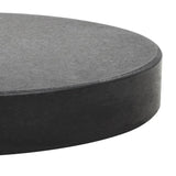 Granite parasol base 20 kg Round Black