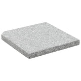 Plaque de poids carrée pour parasol Granit 25 kg Gris