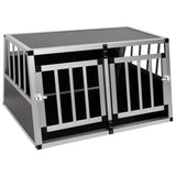 Cage pour chien à double porte 89 x 69 x 50 cm