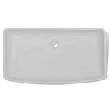 Lavabo et mitigeur Céramique Rectangulaire Blanc