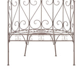 Banc de jardin 95 cm Fer Marron antique