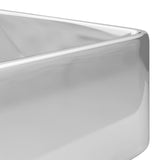 Lavabo avec trou pour robinet 48x37x13,5 cm Céramique Argenté