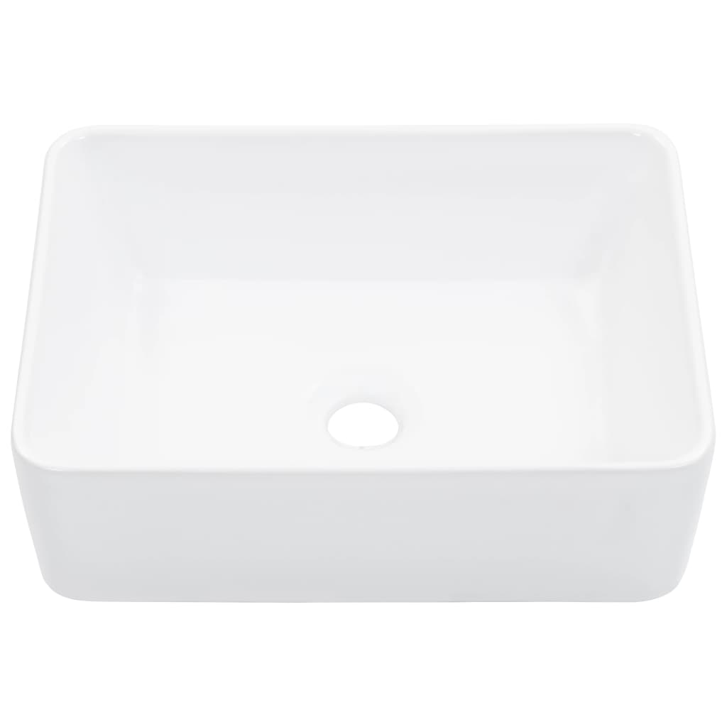 Lavabo 40x30x13 cm Céramique Blanc