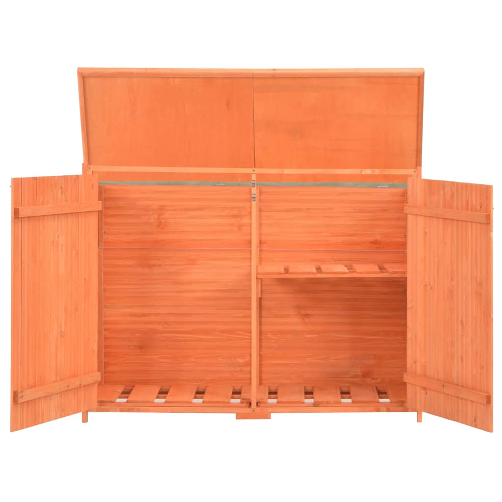 Abri de stockage de jardin 128x42x91 cm Bois