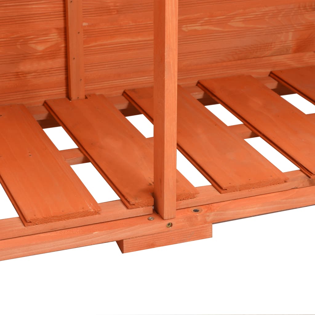 Abri de stockage de jardin 128x42x91 cm Bois