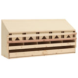 Pondoir 5 compartiments 117x33x54 cm bois de pin massif