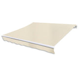 Auvent pliable manuel 300 cm Crème