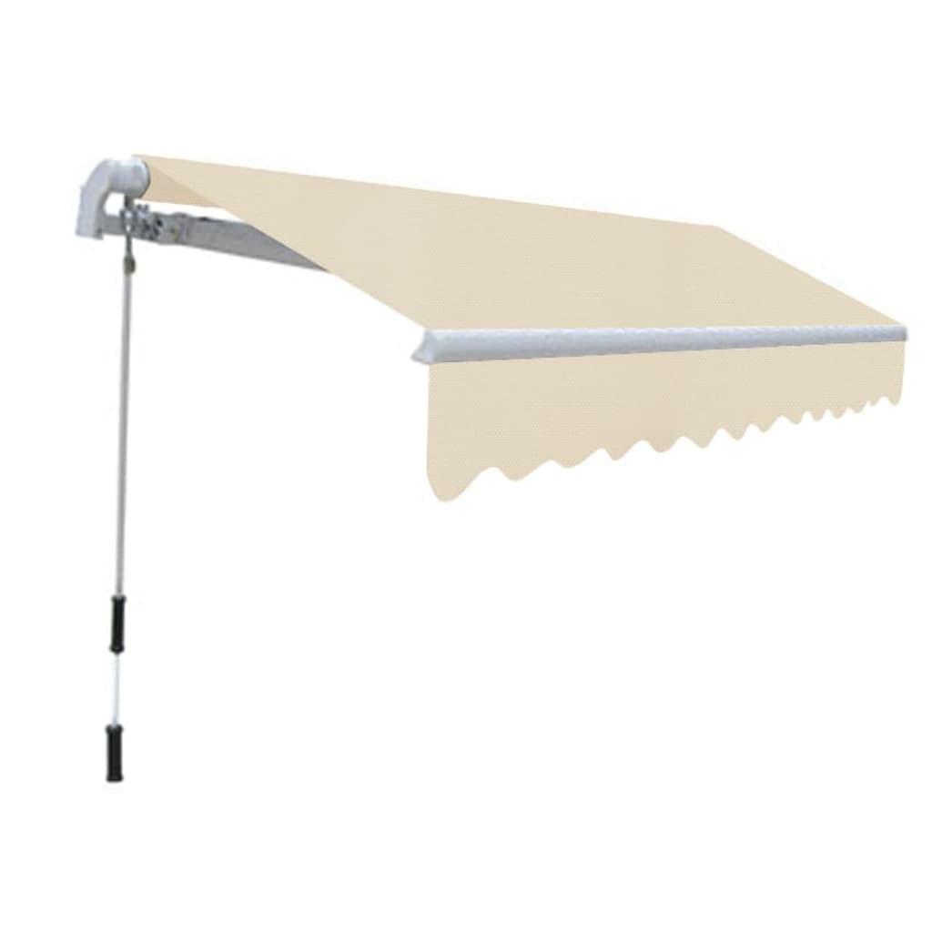 Auvent pliable manuel 300 cm Crème