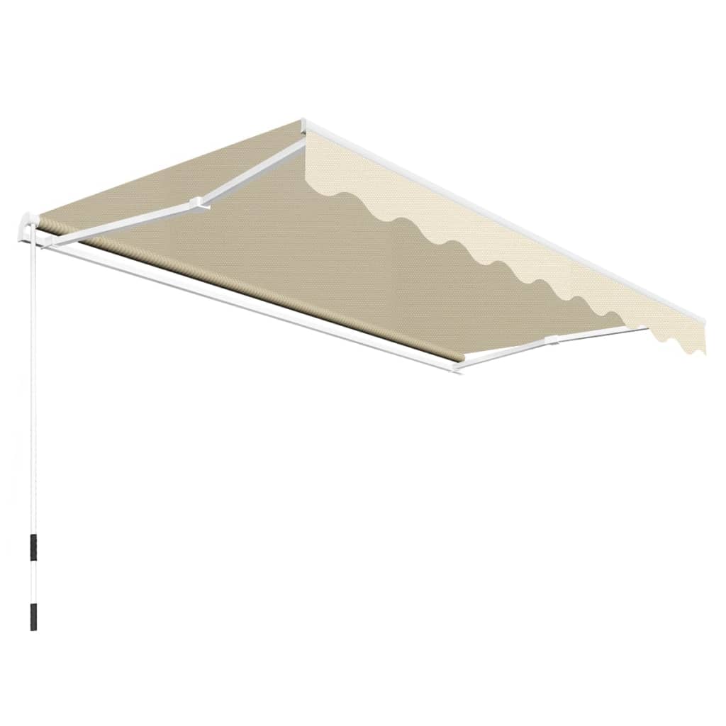 Auvent pliable manuel 300 cm Crème