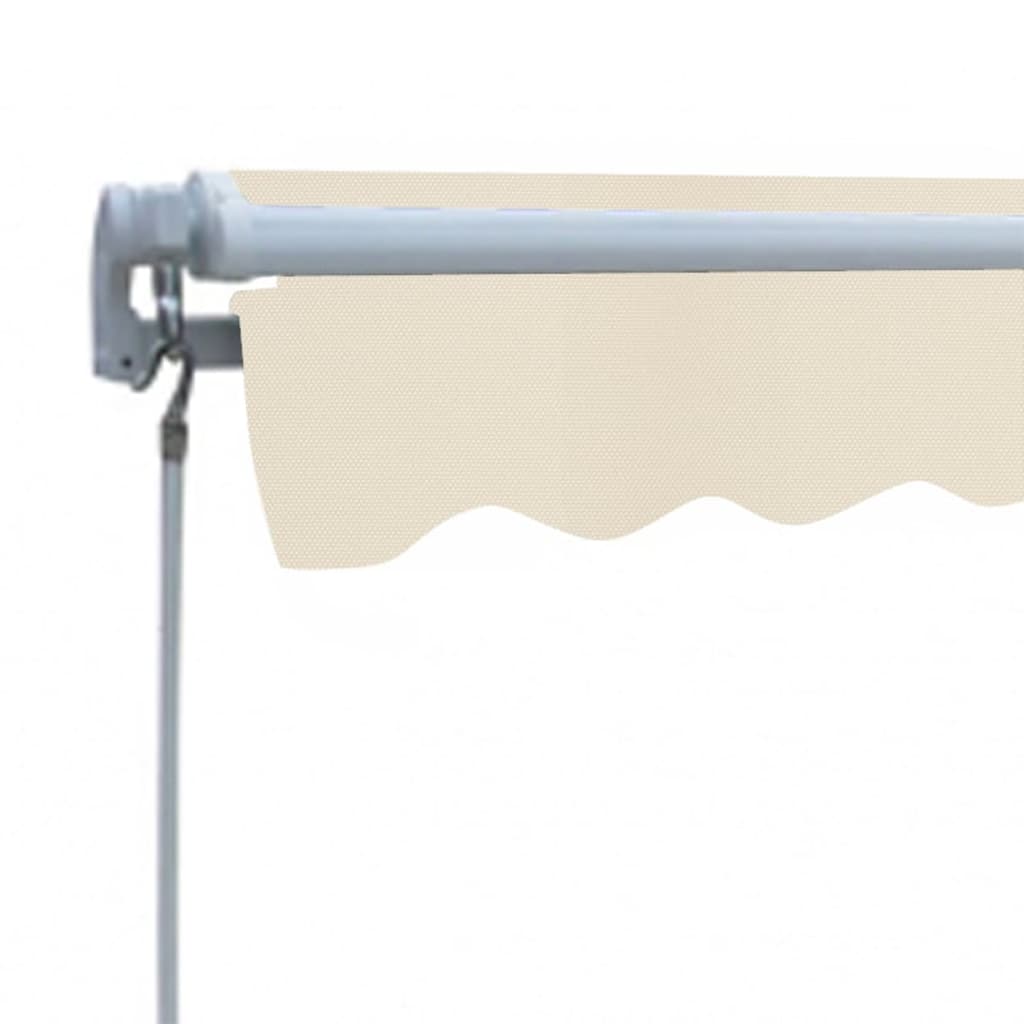 Auvent pliable manuel 300 cm Crème