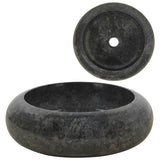 Washbasin 40 x 12 cm Black Marble