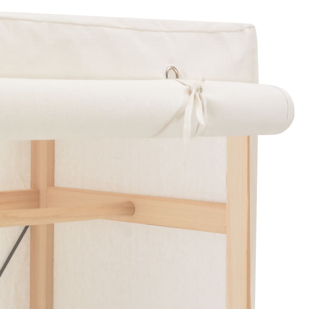 Garde-robe Blanc 79 x 40 x 170 cm Tissu