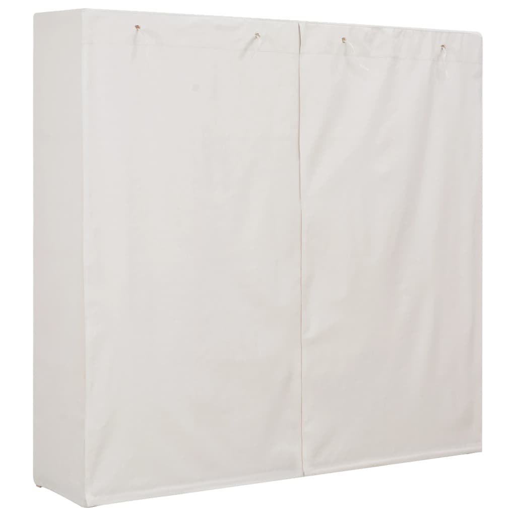 White wardrobe 173x40x170 cm Fabric