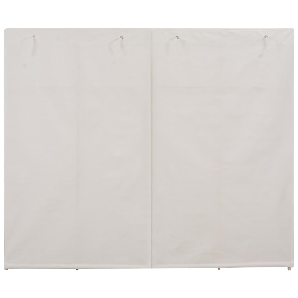 Garde-robe Blanc 200 x 40 x 170 cm Tissu