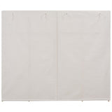 Garde-robe Blanc 200 x 40 x 170 cm Tissu