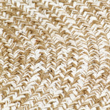 Tapis fait à la main Jute Blanc et naturel 90 cm