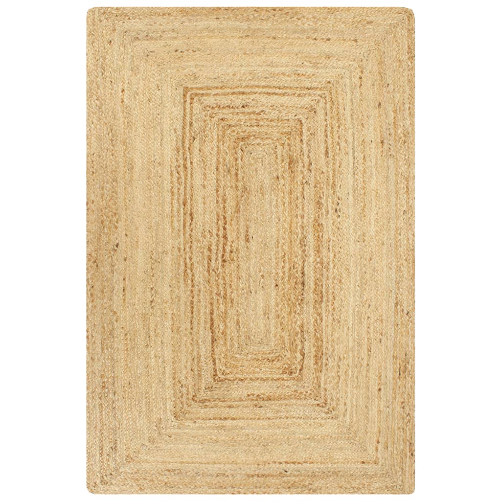 Handmade rug natural jute 160x230 cm