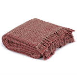 Cotton blanket 160 x 210 cm Bordeaux