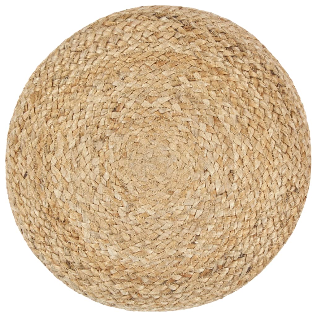 Handgefertigter Pouf 40 x 45 cm Jute