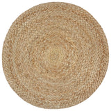 Handgefertigter Pouf Dunkelgrau 40 x 45 cm Jute