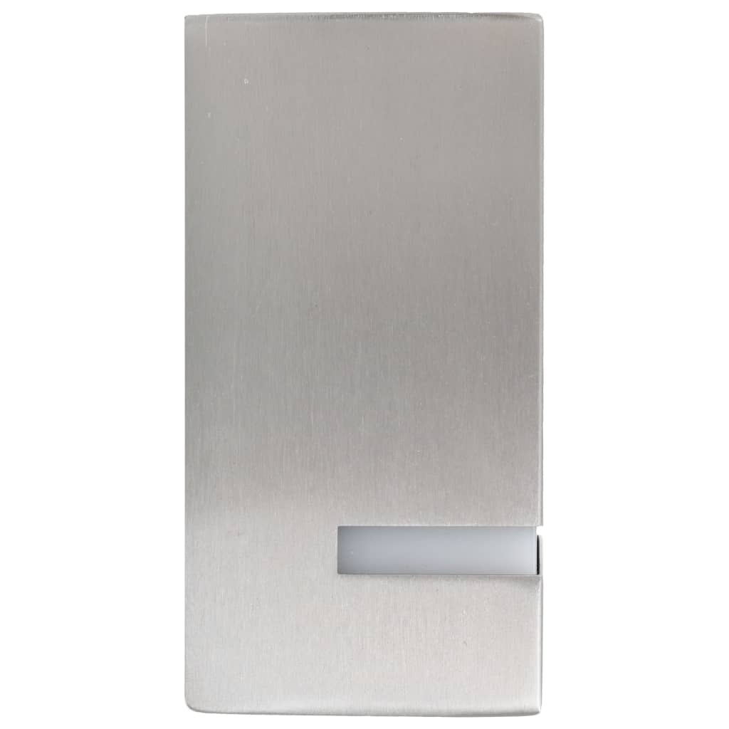 Appliques murales d'extérieur 2 pcs 35 W Argenté Rectangulaire