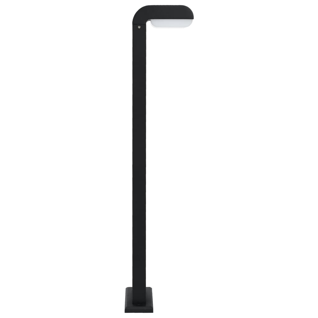 Lampe LED d'extérieur 9 W Noir Ovale