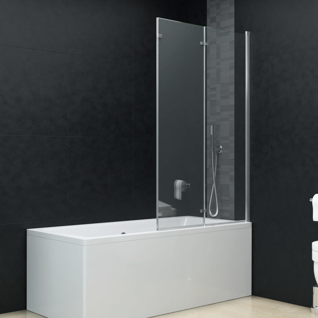 Cabine de douche pliable 3 panneaux ESG 130x138 cm