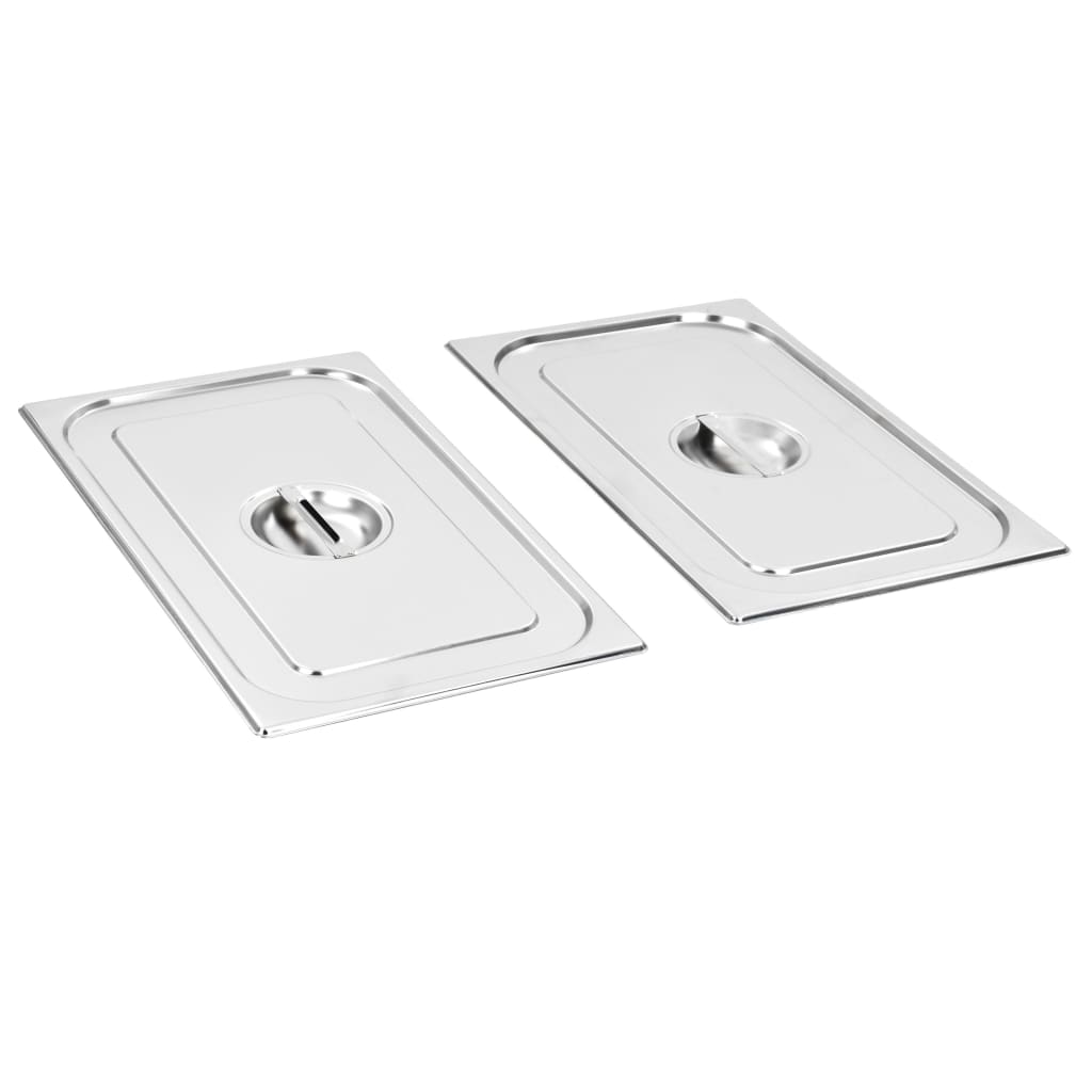 Tray covers 2 pcs GN 1/1 Stainless steel