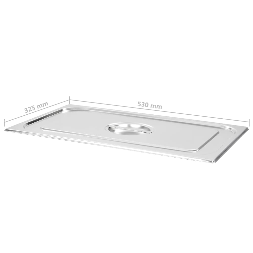 Tray covers 2 pcs GN 1/1 Stainless steel