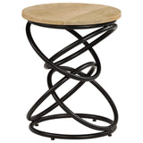 Table d'appoint Bois de manguier solide 40x50 cm