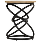 Table d'appoint Bois de manguier solide 40x50 cm