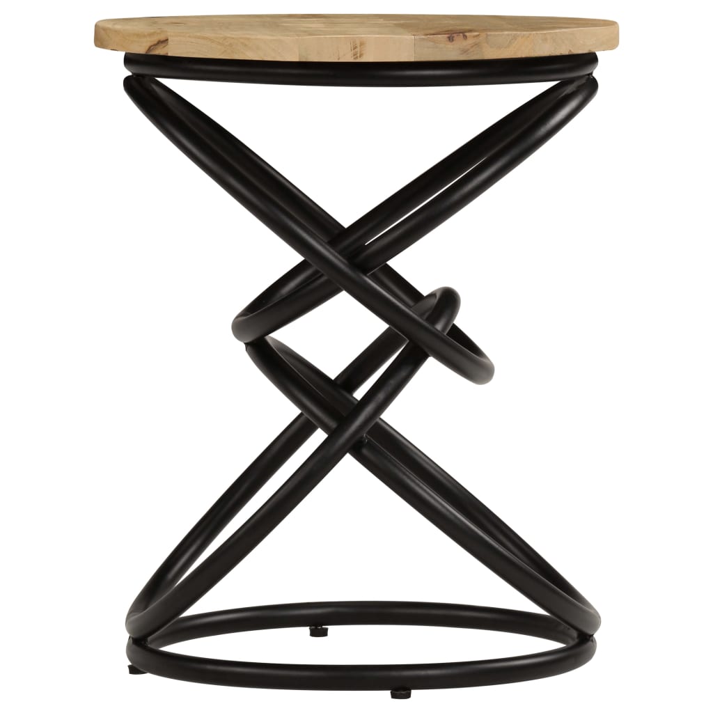 Table d'appoint Bois de manguier solide 40x50 cm