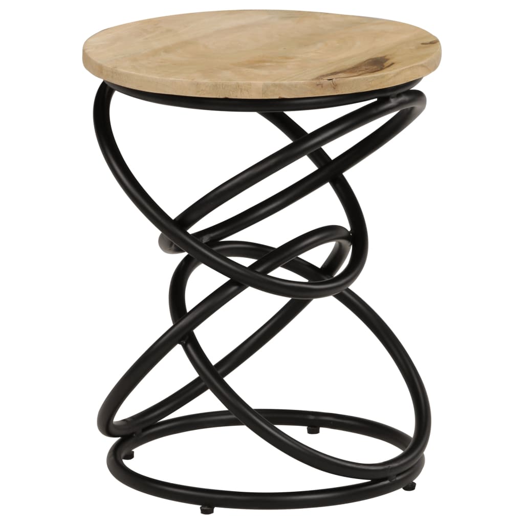 Table d'appoint Bois de manguier solide 40x50 cm