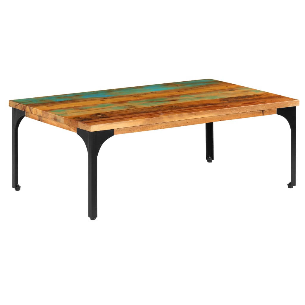 Table basse 100x60x35 cm Bois de récupération solide