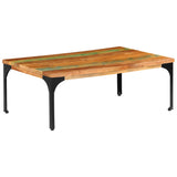 Table basse 100x60x35 cm Bois de récupération solide