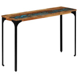 Console table 120 x 35 x 76 cm Solid reclaimed wood