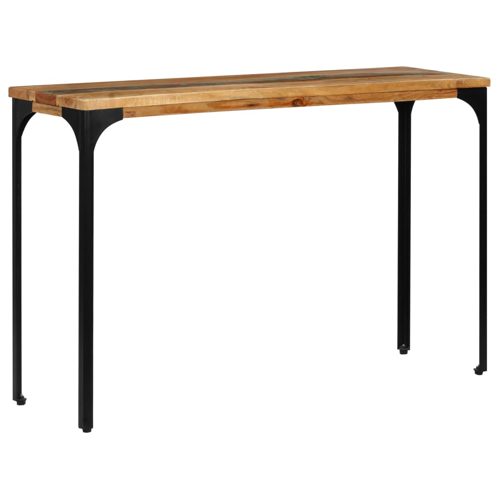 Table console 120 x 35 x 76 cm Bois de récupération massif