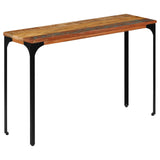 Console table 120 x 35 x 76 cm Solid reclaimed wood