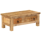 Couchtisch 90x45x35 cm Massives Mangoholz