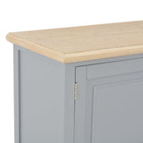 Meuble TV Gris 120x30x40 cm Bois