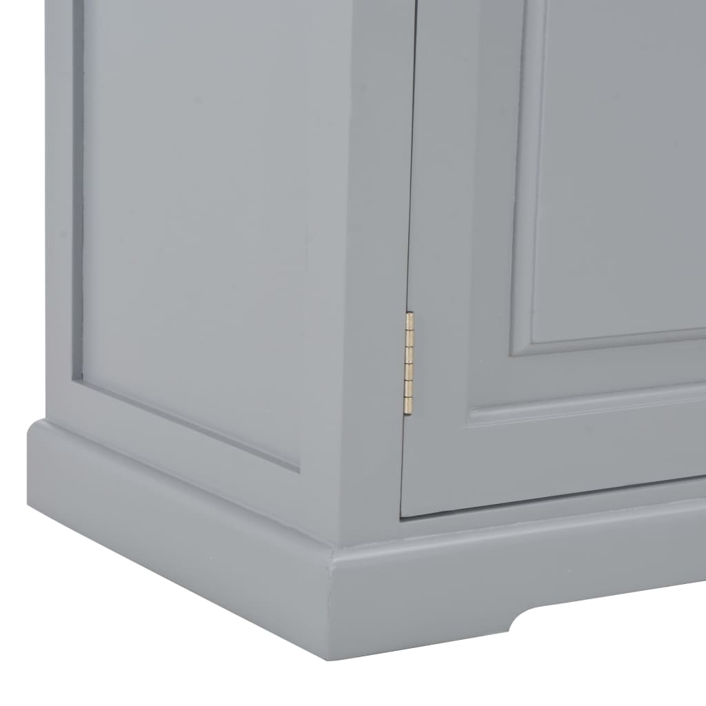 Meuble TV Gris 120x30x40 cm Bois